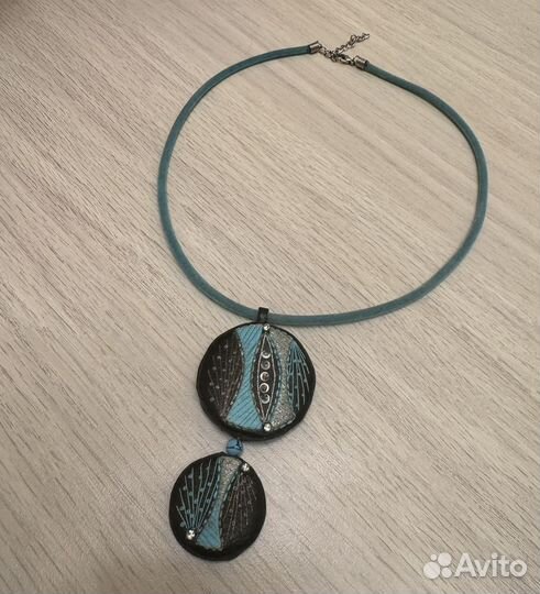 Колье бирюзовое