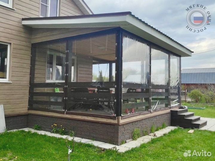 Мягкие окна из пленки пвх Корея