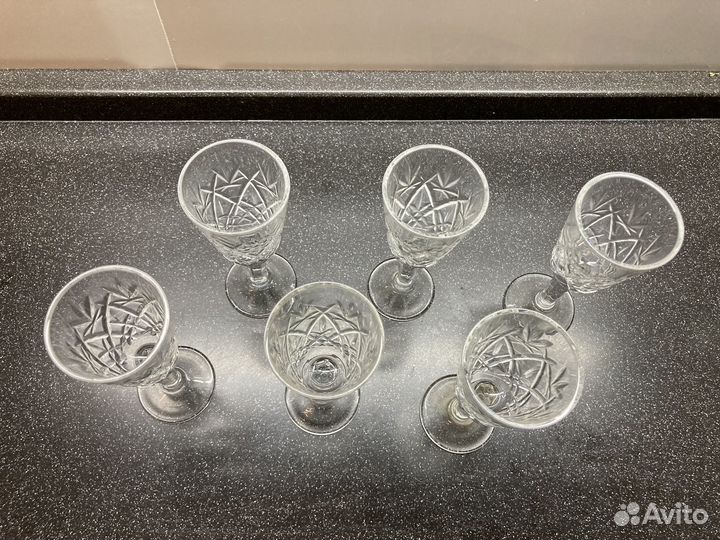 Хрустальные бокалы набор