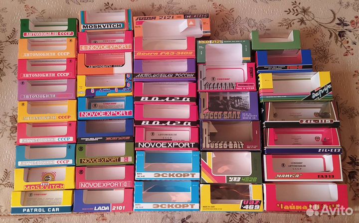 Коробочки для моделей СССР 1:43