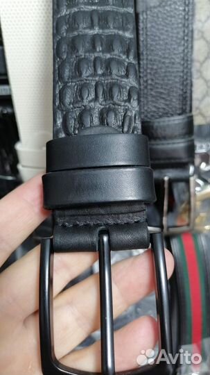 Мужской кожаный ремень