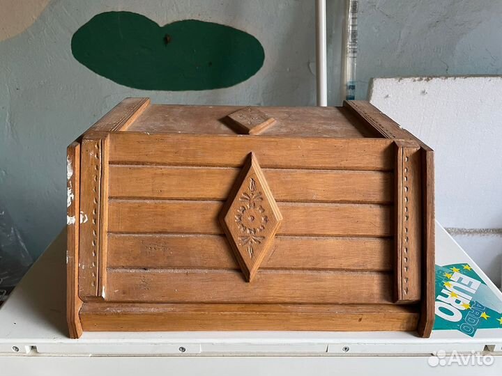 Хлебница деревянная