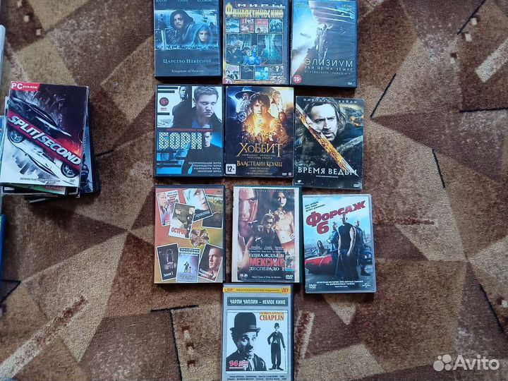 Диски dvd и пс