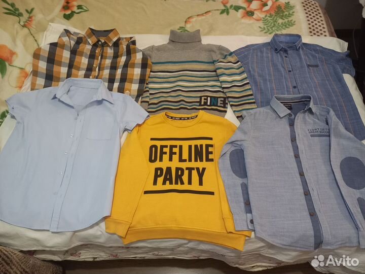 Рубашка для мальчика 128