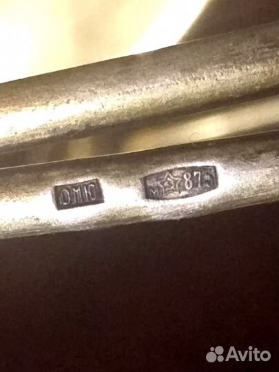 Столовое серебро. Проба 875 со звездой. Конфетница