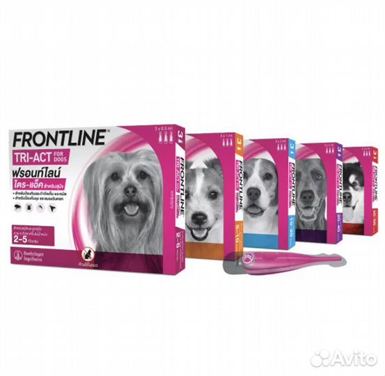 Frontline TRI-ACT для собак капли прямого действия