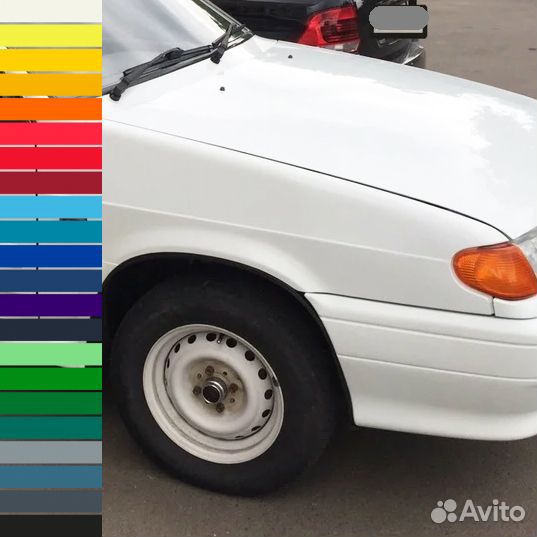 Крыло переднее правое в цвет ваз 2113, 2114, 2115