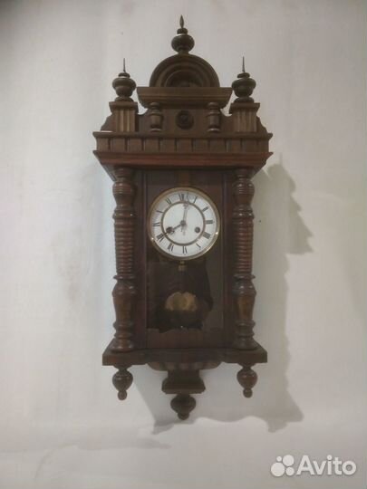 Старинные настенные часы с боем германия