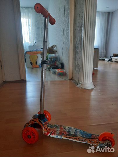 Самокат детский трехколесный бу