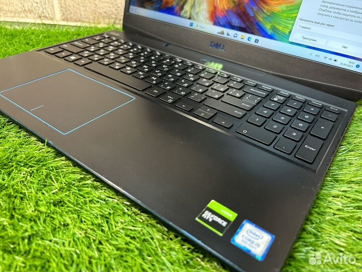 Игровой 8 ядер Dell i5-9300H/GTX1650/8/SSD+HDD