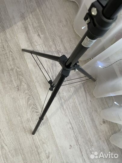 Кольцевая лампа 30см + штатив + тренога + usb