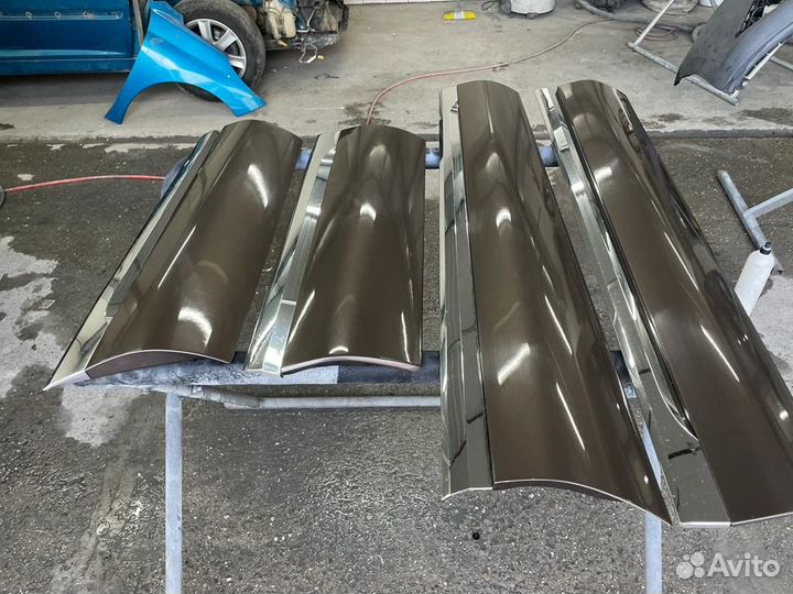 Накладки дверей volkswagen touareg 2