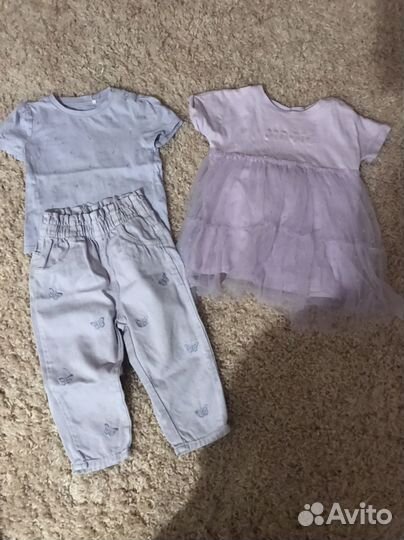 Вещи пакетом на девочку 86 размера