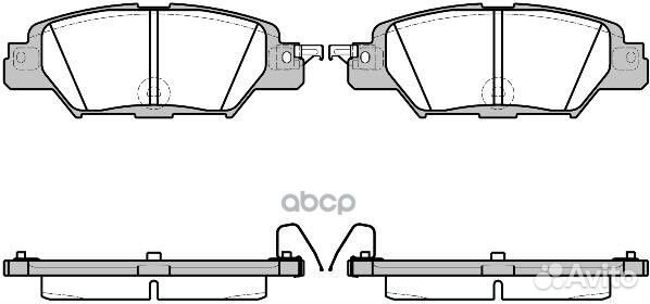 1677.00 колодки дисковые задние Mazda CX-5 11