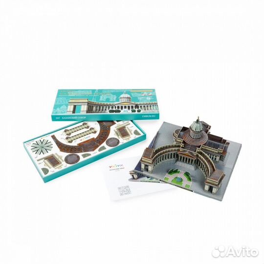 3Д Пазл Казанский собор конструктор детям игры