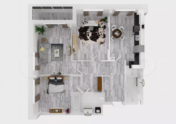 3-к. квартира, 71,7 м², 3/10 эт.