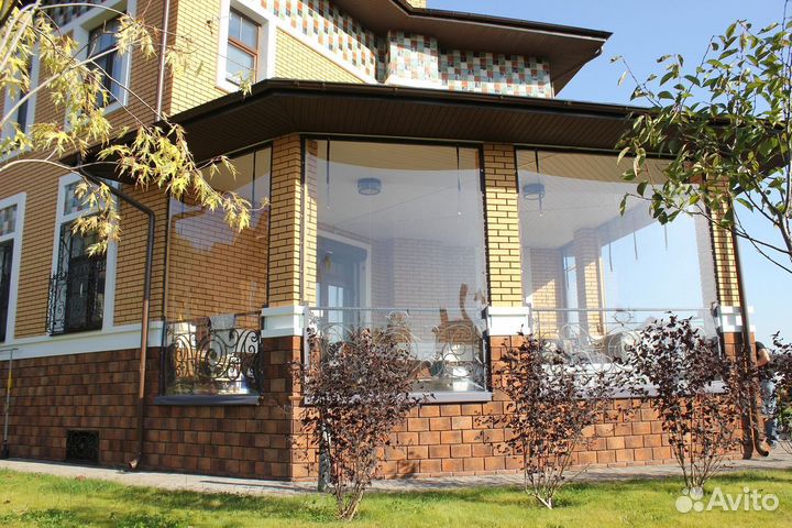 Мягкие пвх окна на беседку