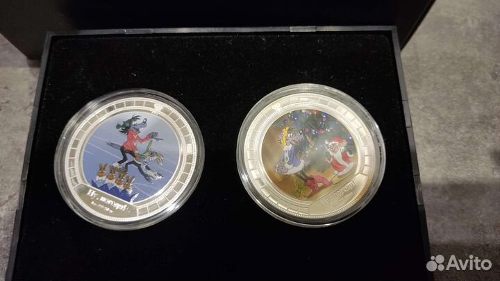 Набор серебряных монет 