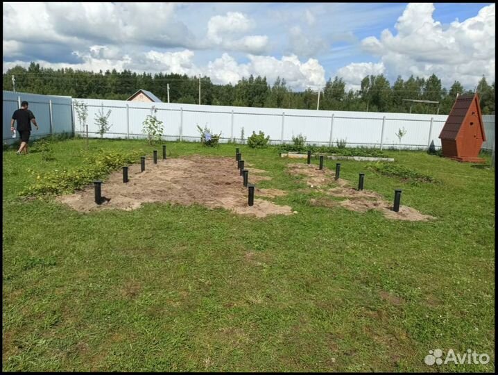 Винтовые сваи. Пескобетон в подарок