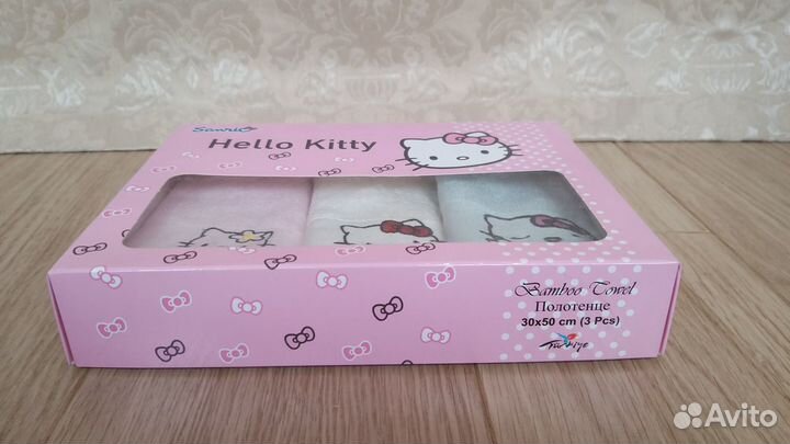 Подарочный набор детских полотенец Hello Kitty