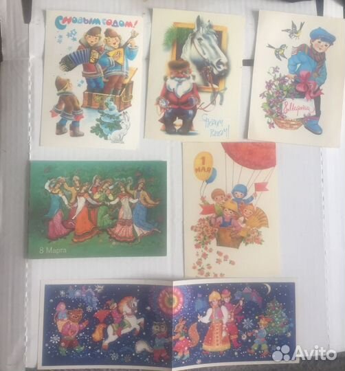 Открытки СССР Зарубин и другие художники