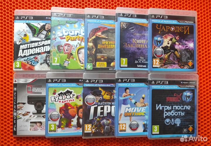 Игры для камеры PlayStation Move PS3