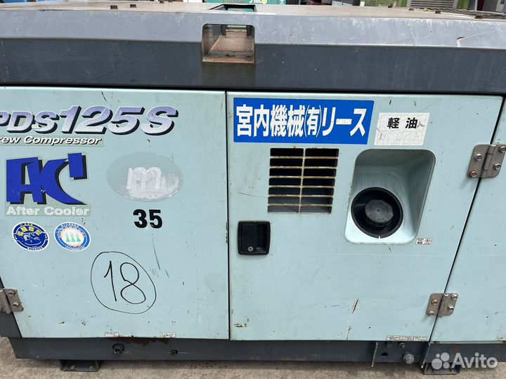 Винтовой компрессор airman PDS125S