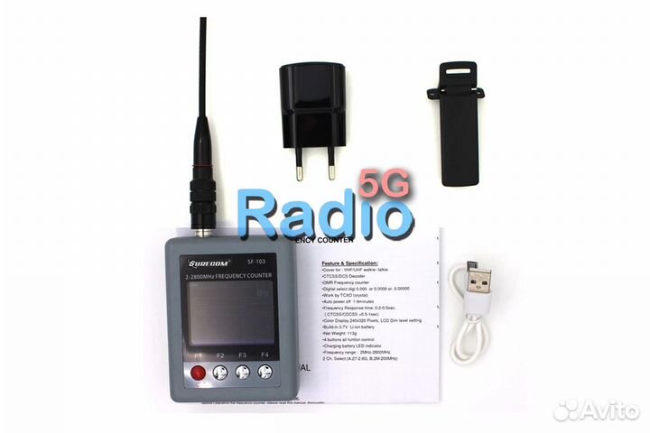 Портативный радио частотомер surecom SF-103