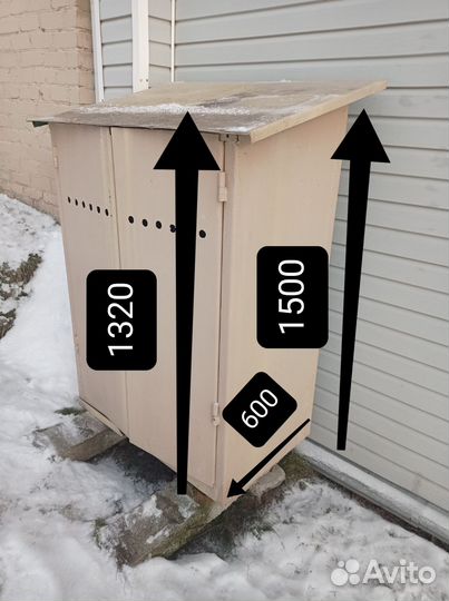 Ящик металлический бу