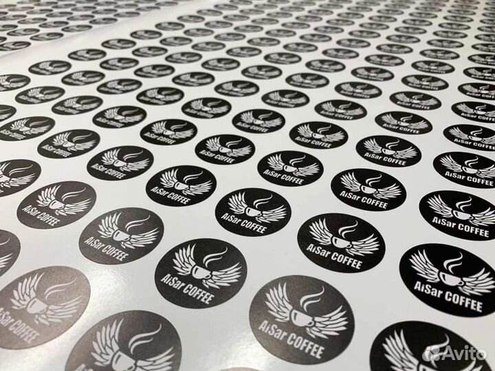 Печать наклеек, стикеров