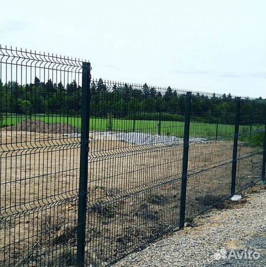 Забор сетка 3д