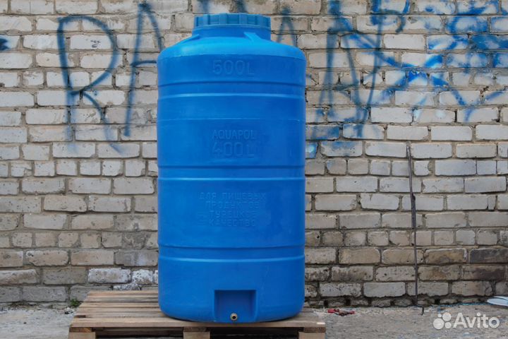 Емкость пластиковая для воды 500 литров