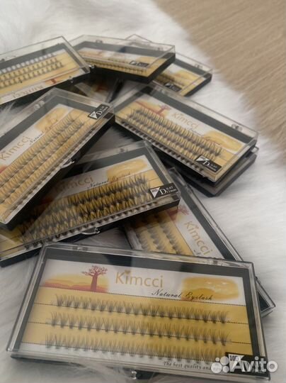 Накладные ресницы пучки