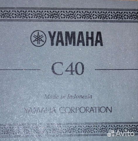 Классическая гитара yamaha c40