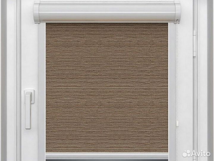 Рулонные шторы уни 1 полупрозрачные на кухню