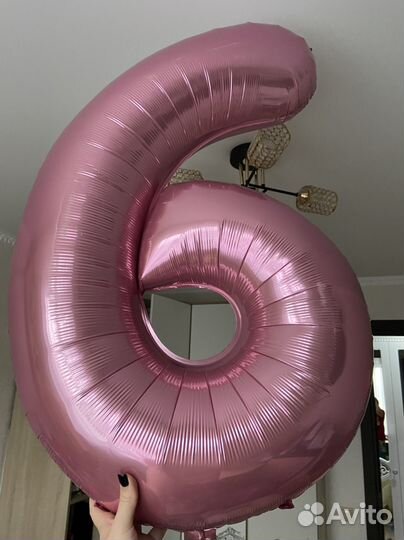 Цифра 6 на день рождения