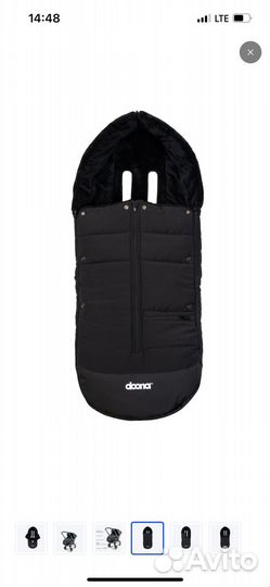 Конверт теплый в автокресло-коляску doona