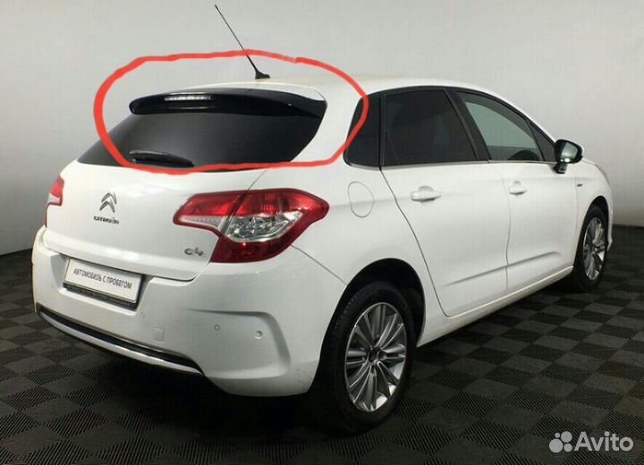 Спойлер крышки багажника Ситроен с4