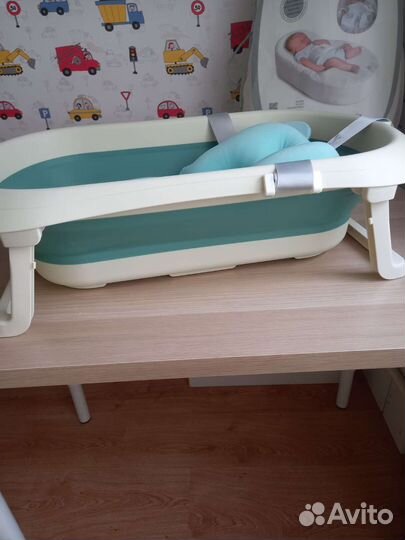 Детская ванна складная для купания новорожденного