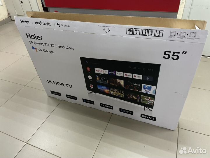 П101) Телевизор Haier 55 SMART TV S2