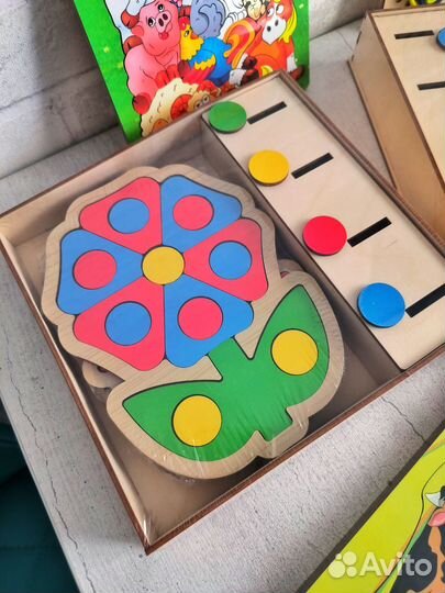 Развивающие игры новые, пазлы, игрушки пакетом