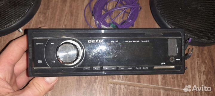 Автомагнитола Dexp + колонки