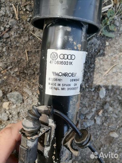 Амортизатор задний левый Audi A6 Allroad C6 3.2 4F