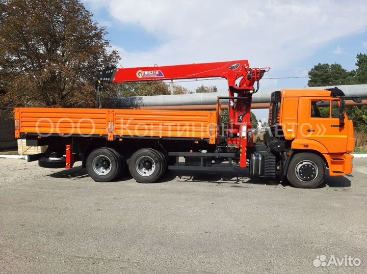 Бортовой грузовик КАМАЗ 65115-3094-48 с КМУ Horyong, 2025