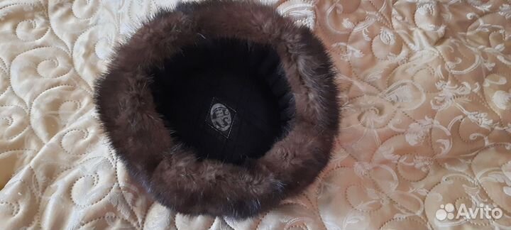 Норковая шапка мужская