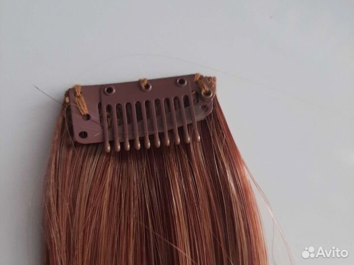 Волосы на заколках