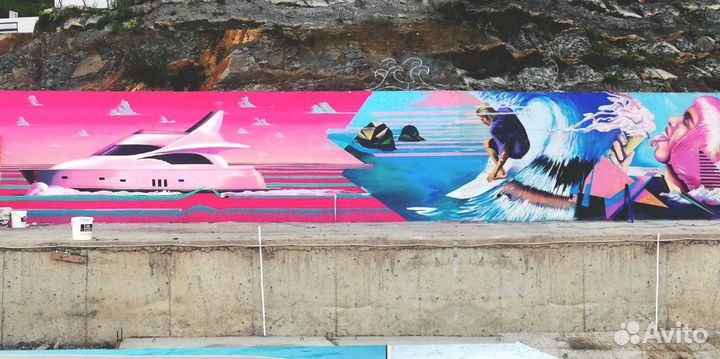 Роспись стен, граффити