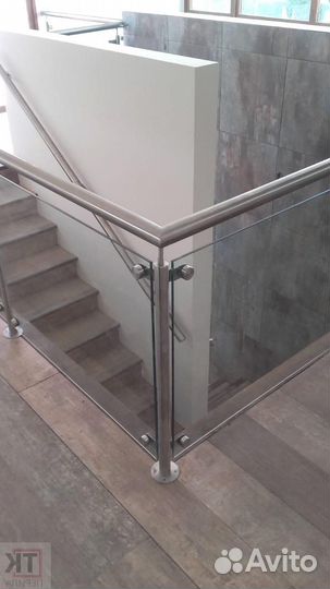 Перила из нержавейки, ограждение