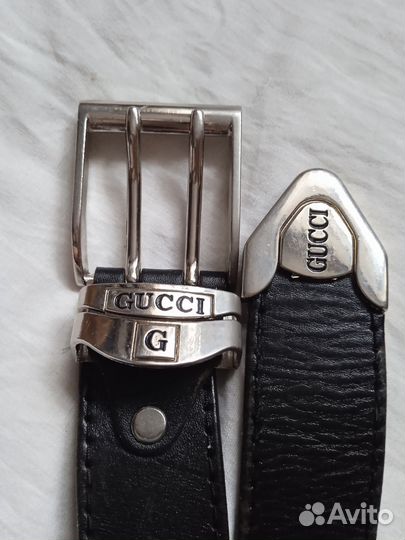 Мужской кожаный ремень Gucci