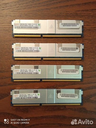 Оперативная память Hynix 16 гб(4Rx4) PC3 серверная